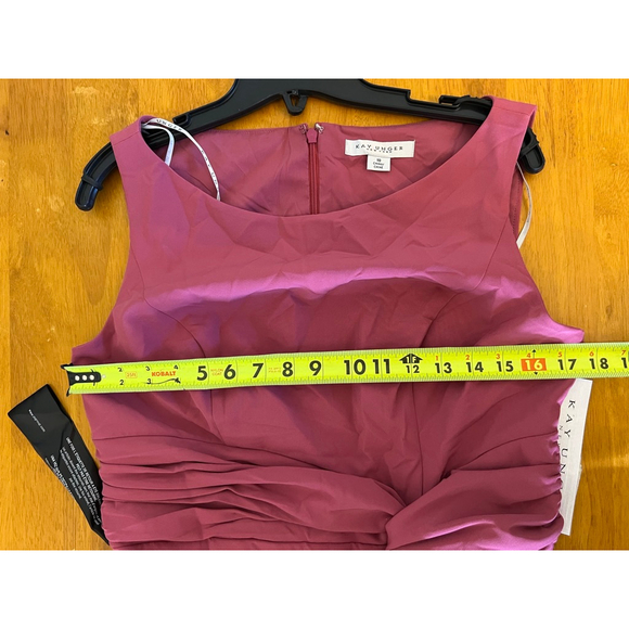 NWT Kay Unger Boat Neck Double Knot Sheath Dress SZ 10 - Picture 8 of 13